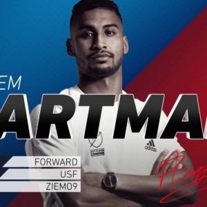 Whitecaps FC select striker Nazeem Bartman in 2017 MLS SuperDraft