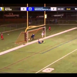 The missing goal - WFC2 striker Billy Schuler vs  Austin Aztex