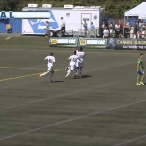 Christian Dean scores first professional goal