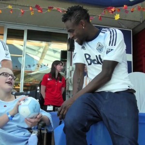 'Caps visit Children's Hospital