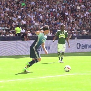 Christian Bolanos goal in slo mo